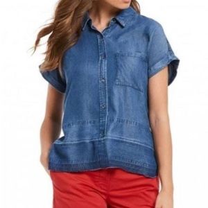 Daniel Cremieux Mirage Britt Denim Blouse / Sz: S